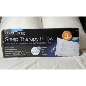 New Sound Oasis SP-151 Sleep Therapy Pillow w/ Volume Control READ*